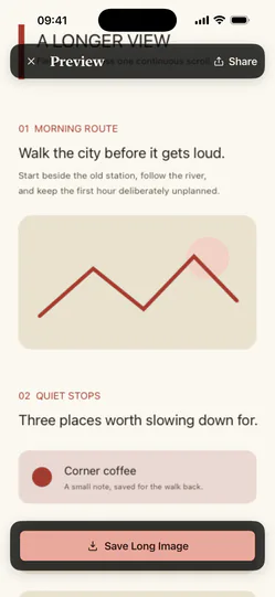 A long screenshot generated by LongShot